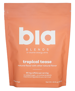 biablends tropical tease natural women's pre-workout product image