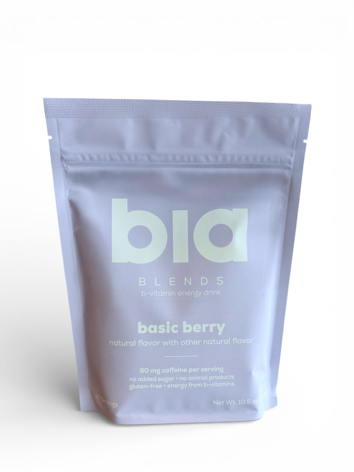 bia Blends basic berry package on a white background