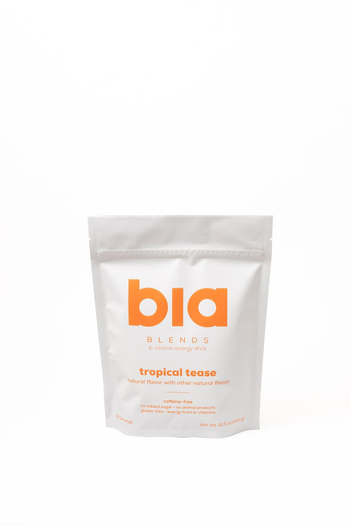 bia BLENDS  tropical tease  package on a white background